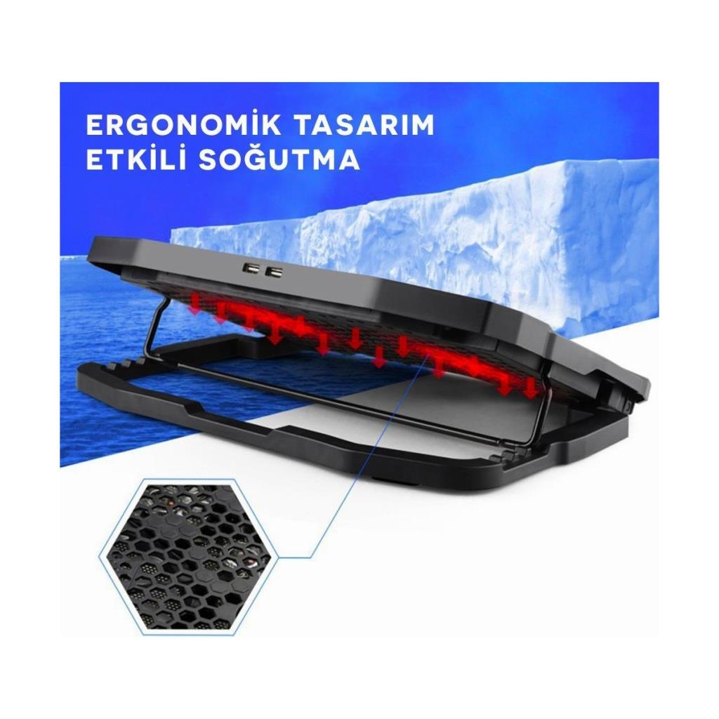 Juo C1 4 Fanlı 14"-17" Laptop Soğutucu