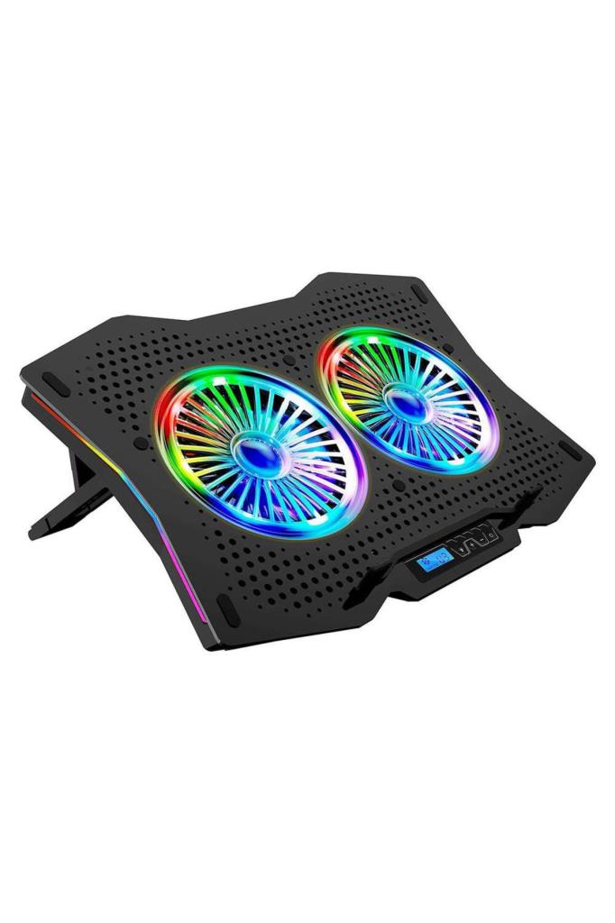 Juo GT RGB 2 Fanlı 10"-18" Laptop Soğutucu Outlet