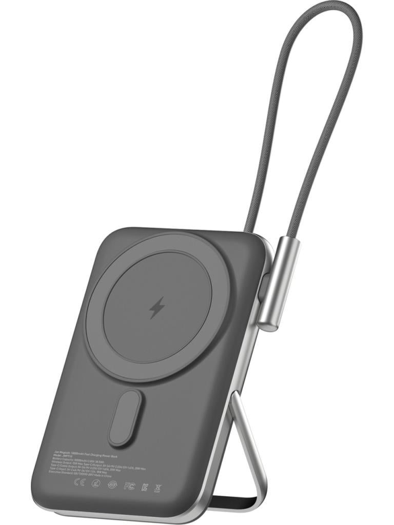Juo JMP710-B Siyah 20 W 10000 mAh Hızlı Şarj MagSafe Powerbank Outlet