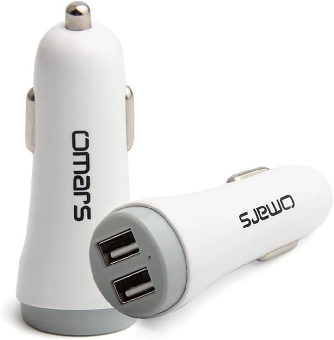 JUO Omars 4.8A Çift USB Çıkışlı Araç Şarj Cihazı