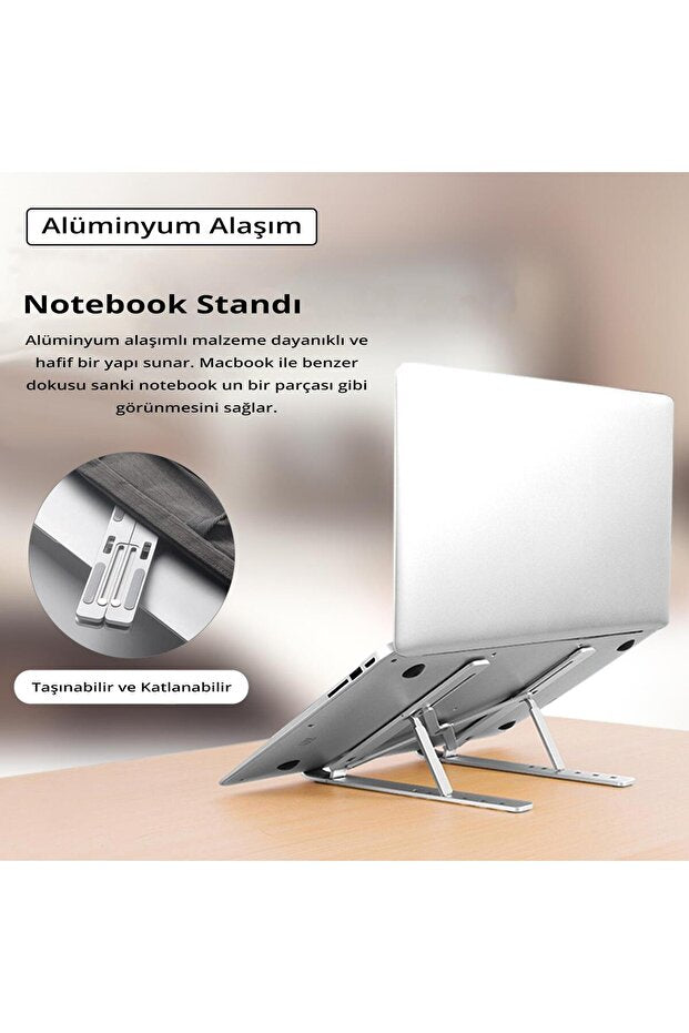 Juo Rabbit Alüminyum Portatif Notebook ve Tablet Standı - OUTLET