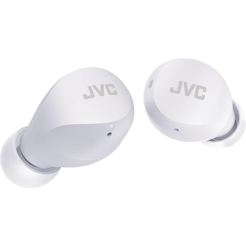 JVC - Gumy Kablosuz Kulak İçi Kulaklık, Şarj Kutusu ve Dahili Mikrofonlu, Beyaz
