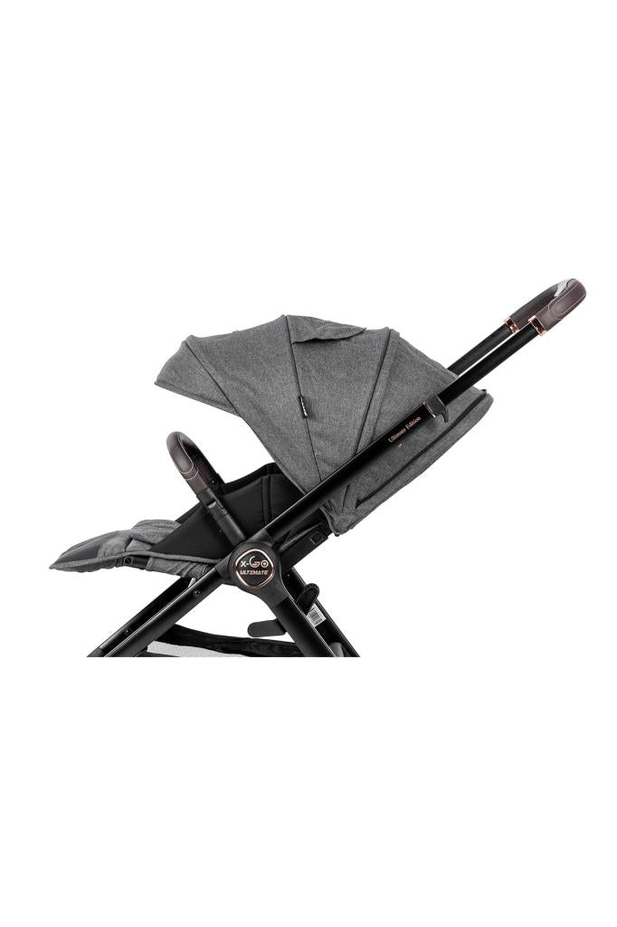 Kanz X-Go Ultimate Rose Gold-Gri Travel Sistem Bebek Arabası Outlet