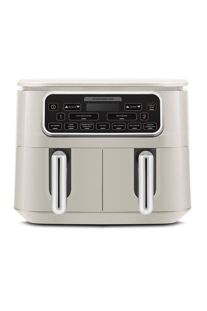 Karaca Air Pro Cook Duo Ev Yemeği XXXL 8 lt Starlight Yağsız Fritöz