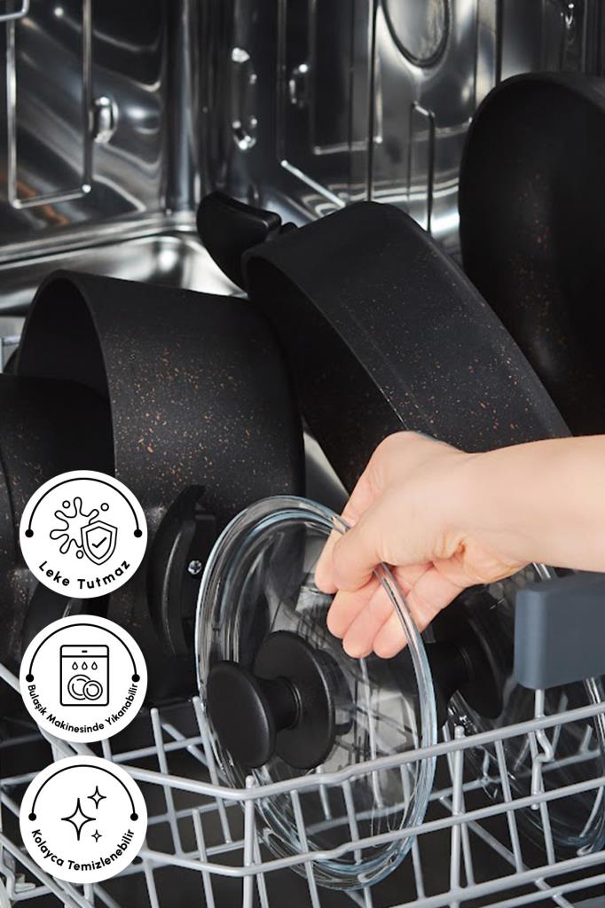 Karaca Bio Granit Blackgold New 7 Parça Teşhir