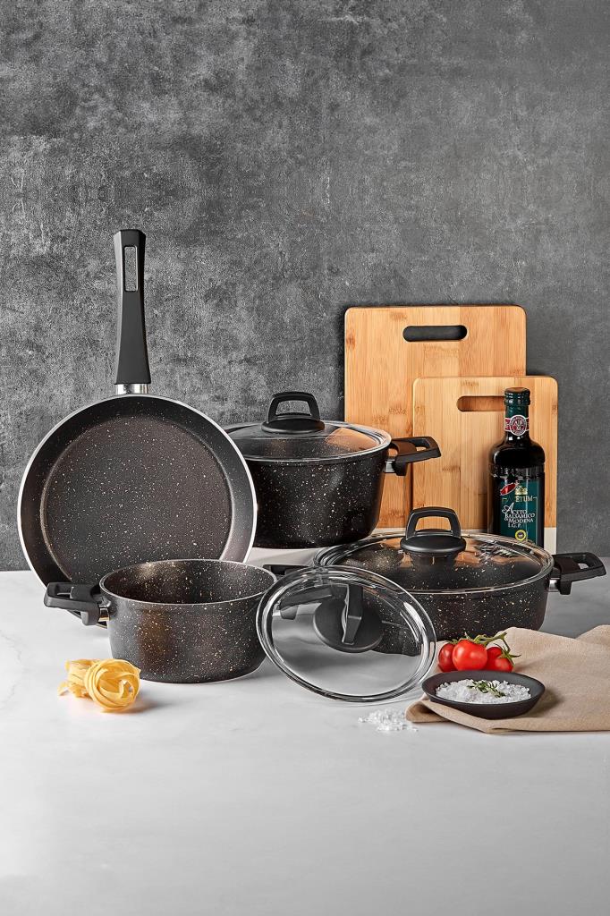 Karaca Bio Granit Blackgold New 7 Parça Teşhir