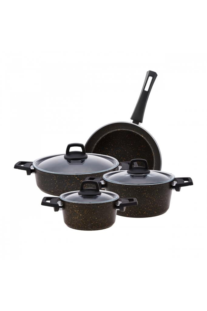 Karaca Bio Granit Blackgold New 7 Parça Teşhir