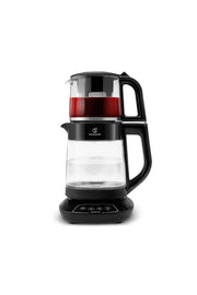 Karaca Çaysever 3in1 Black Konuşan Cam Çay Makinesi Outlet