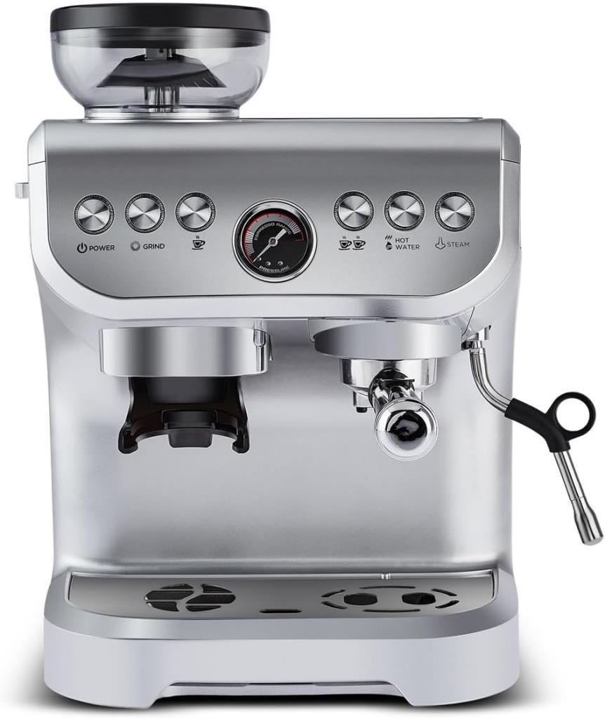 Karaca Coffee Art Barista Silver Öğütücülü Espresso Makinesi