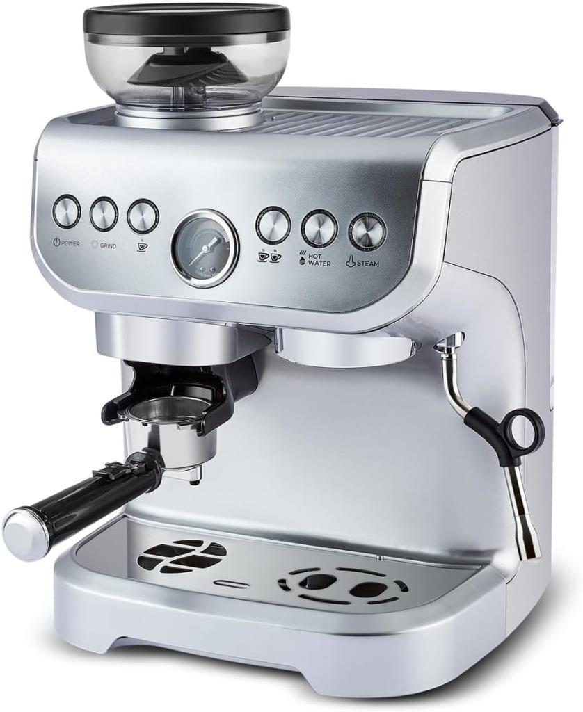 Karaca Coffee Art Barista Silver Öğütücülü Espresso Makinesi