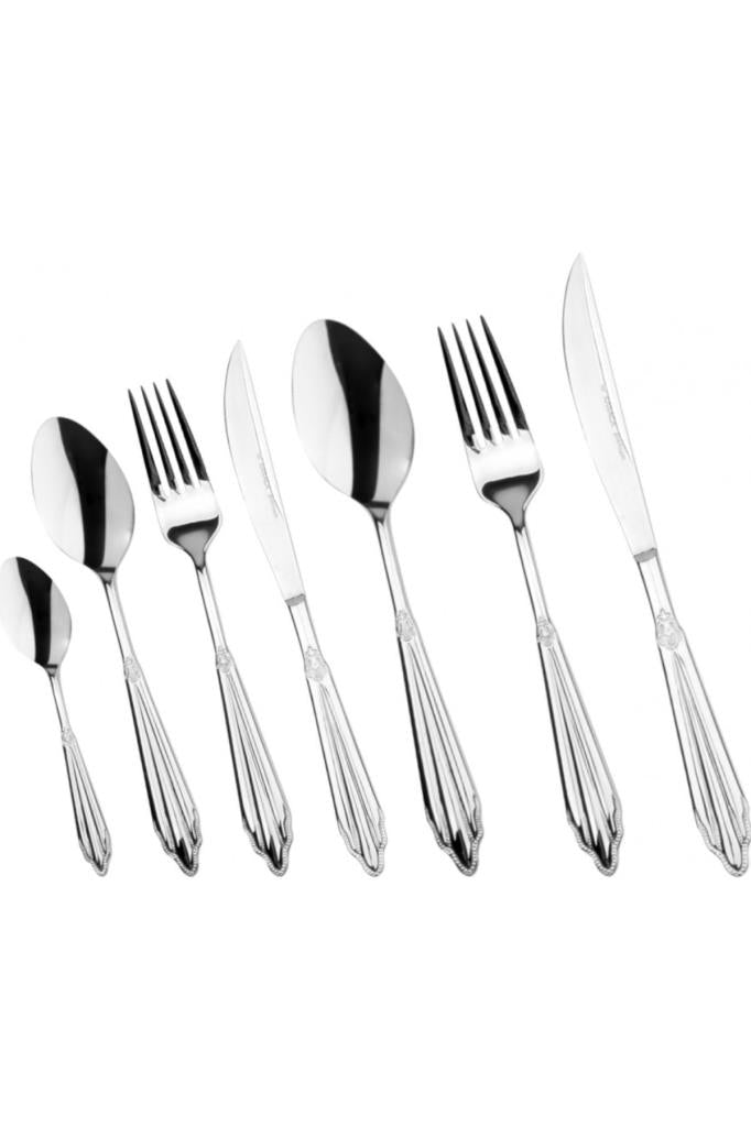 Karaca Mantilla 84 Parça 12 Kişilik Çatal Kaşık Bıçak Takımı Outlet