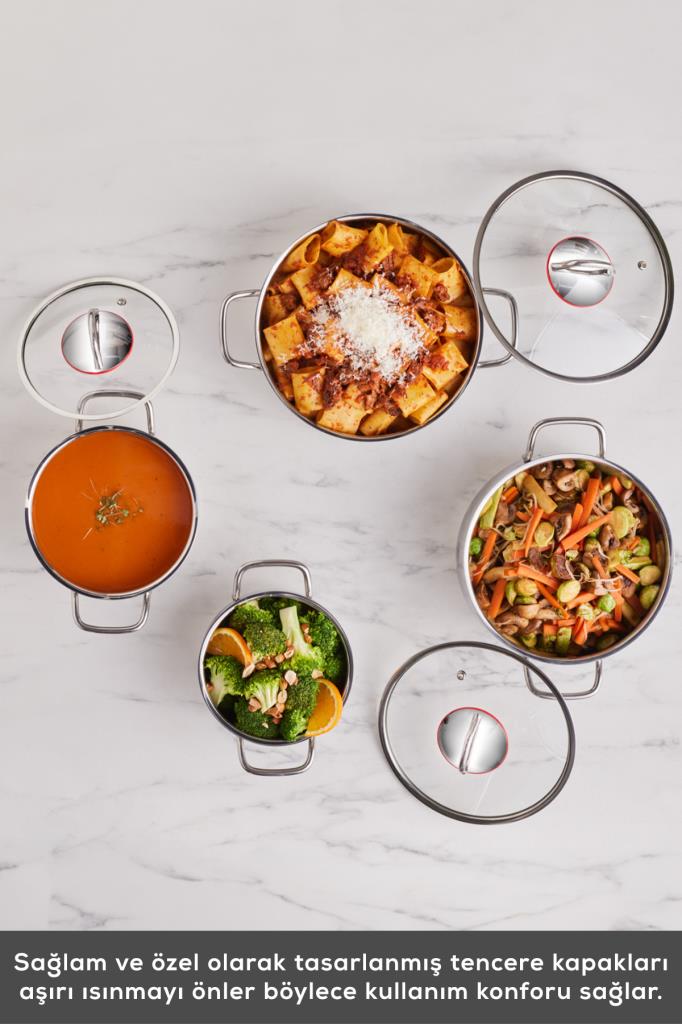 Karaca Emirgan 8 Parça Çelik Tencere Seti Outlet