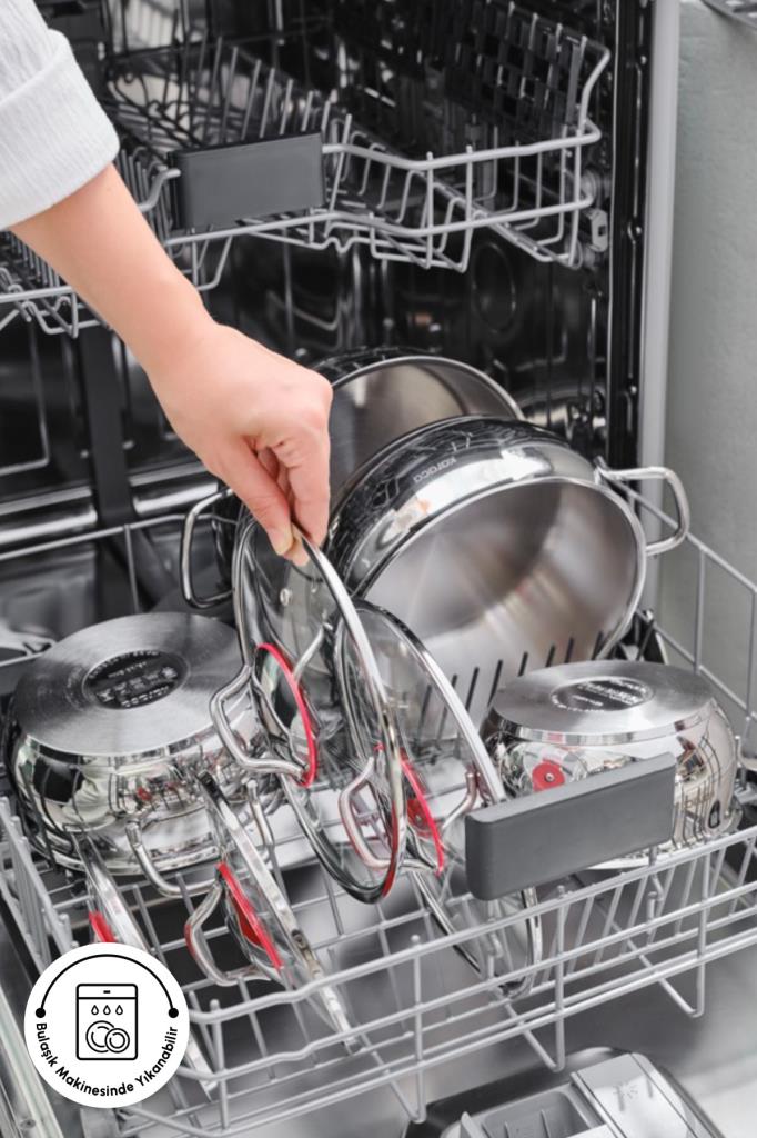 Karaca Emirgan 8 Parça Çelik Tencere Seti Outlet