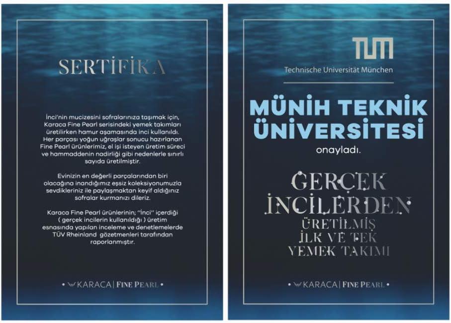 Karaca Fine Pearl Midnight 26 Parça 6 Kişilik Kahvaltı Takımı Teşhir