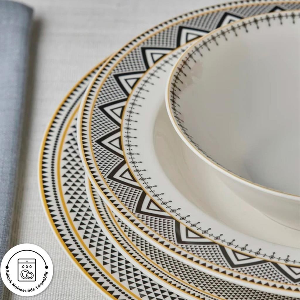 Karaca Globe 24 Parça 6 Kişilik Yemek Takımı