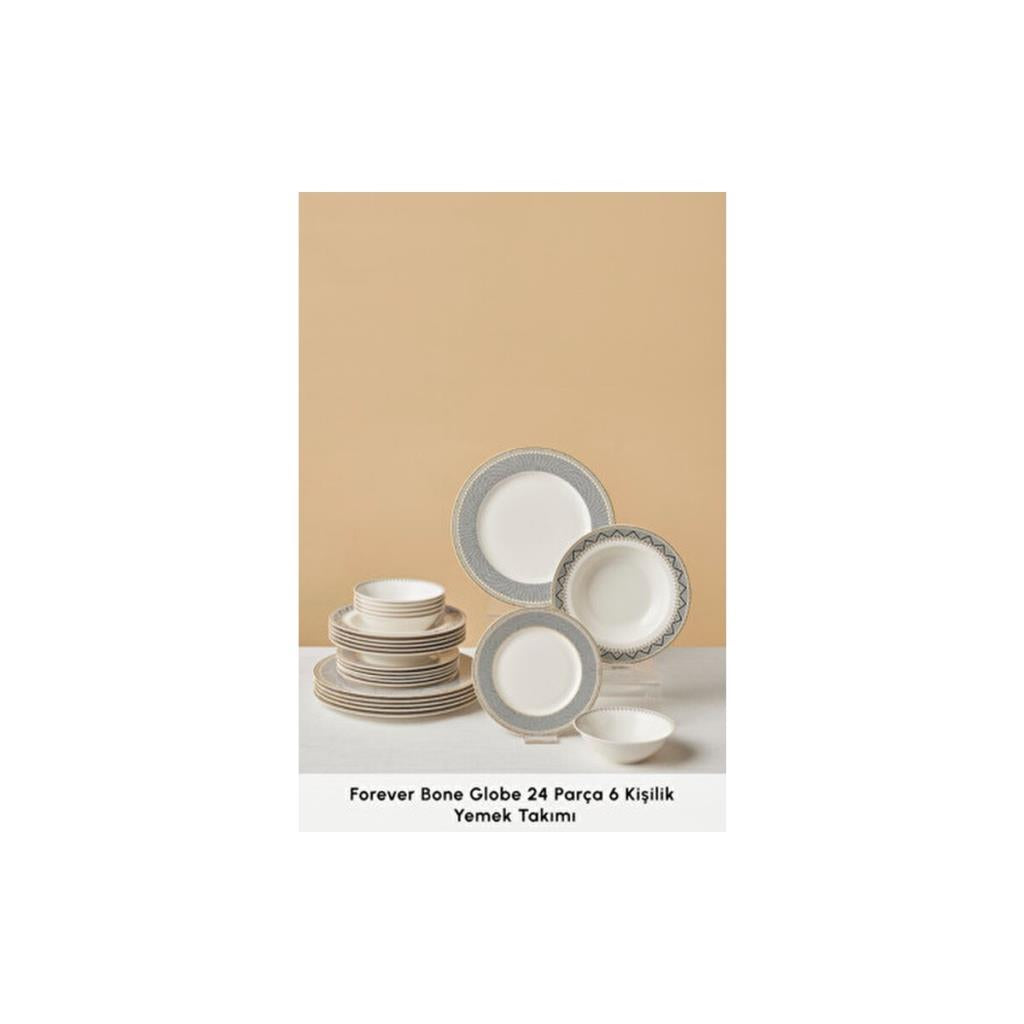 Karaca Globe 24 Parça 6 Kişilik Yemek Takımı
