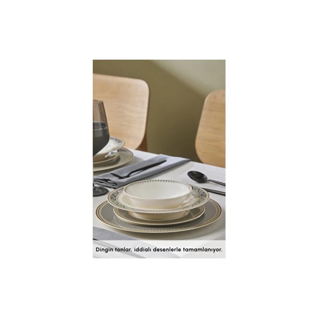 Karaca Globe 24 Parça 6 Kişilik Yemek Takımı