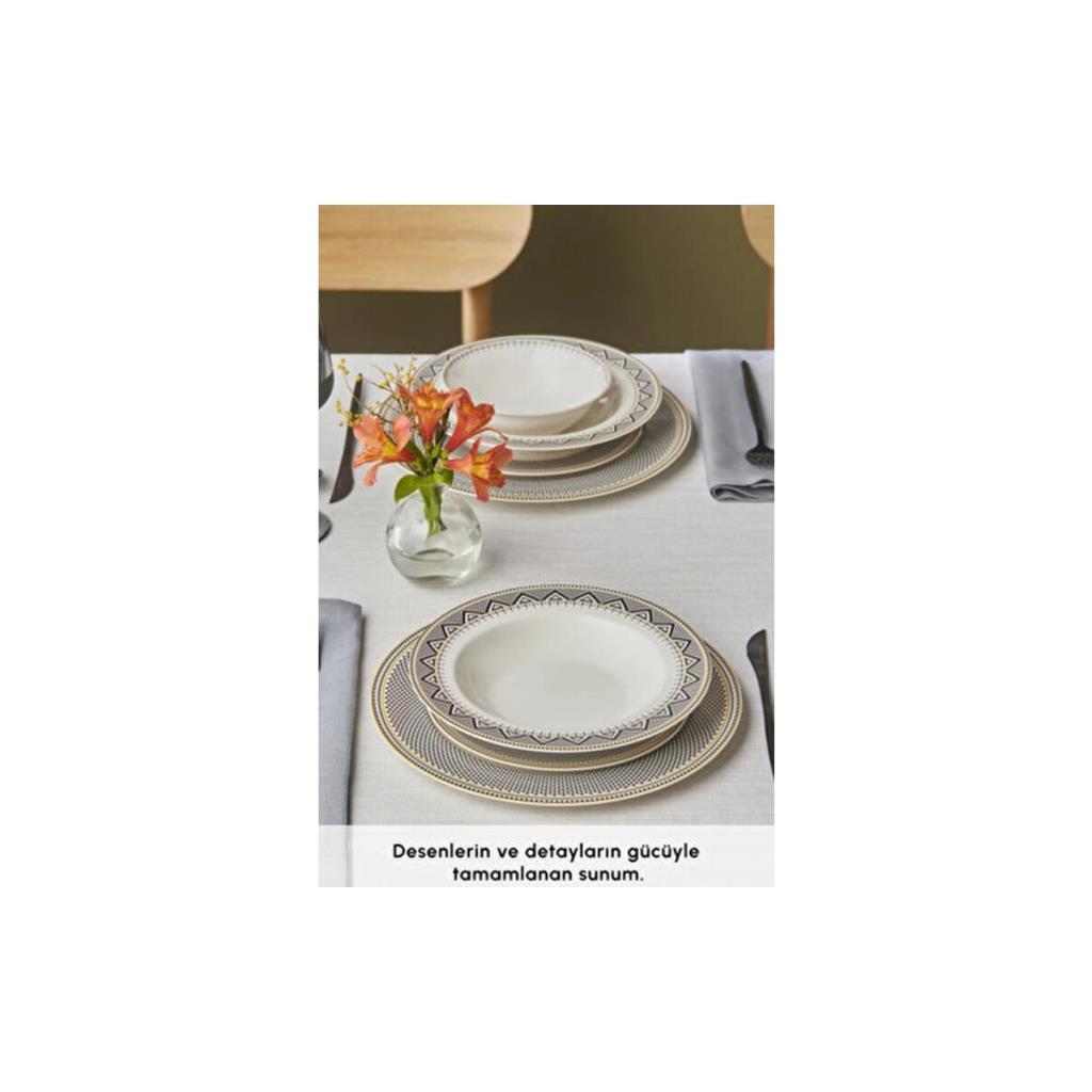 Karaca Globe 24 Parça 6 Kişilik Yemek Takımı
