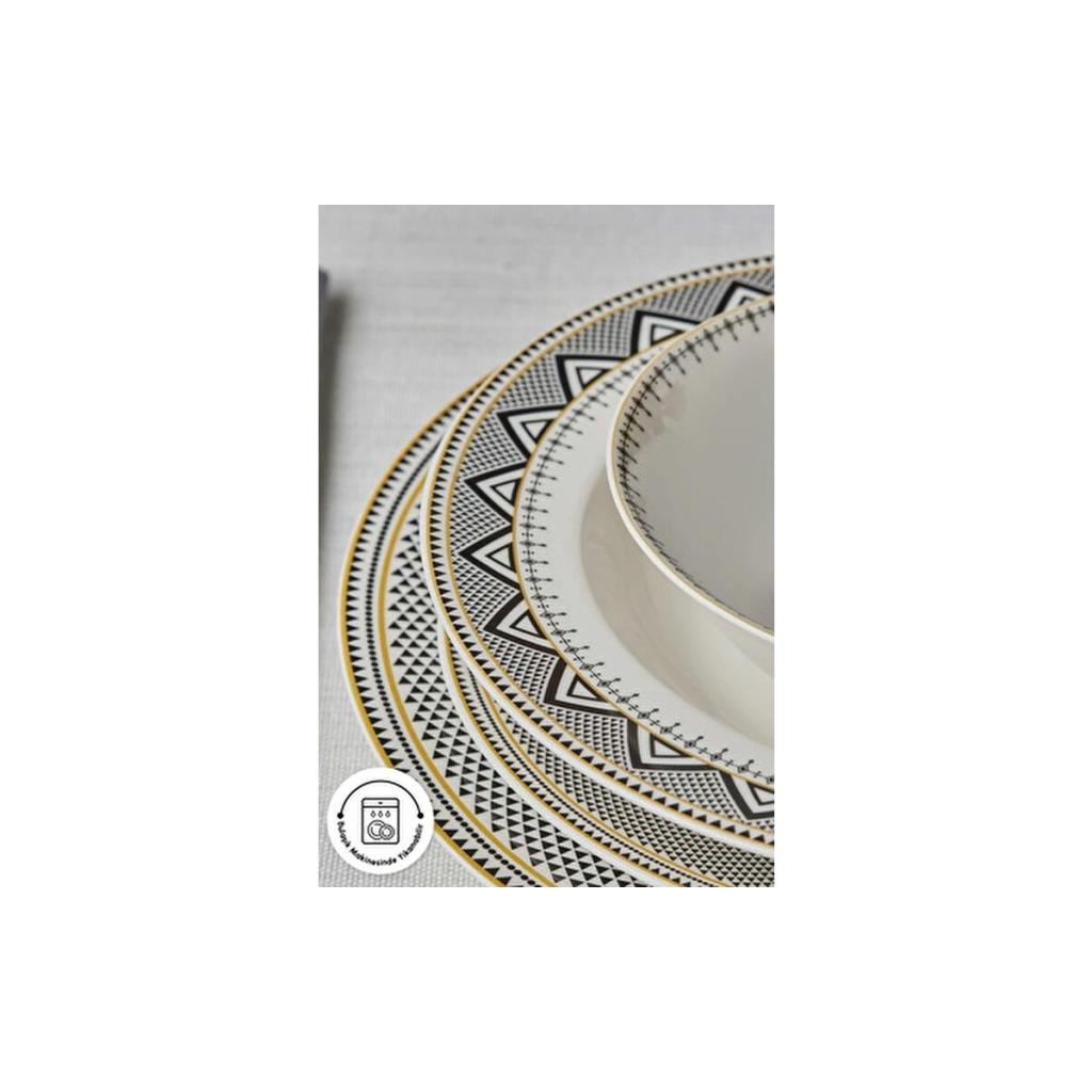 Karaca Globe 24 Parça 6 Kişilik Yemek Takımı