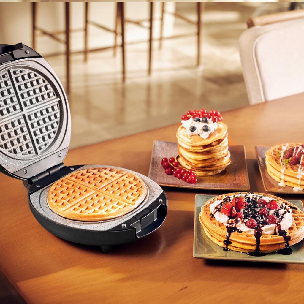 Karaca Funday Çıkarılabilir Plakalı Waffle Makinesi 1000W Rosegold