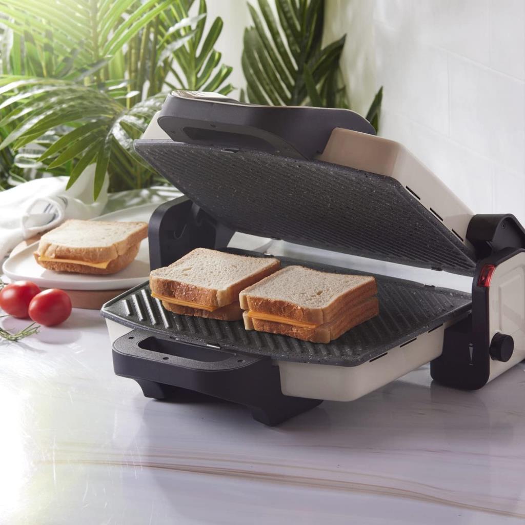 Karaca Future Essential Matte Krem 1800 W Tost Makinesi Outlet