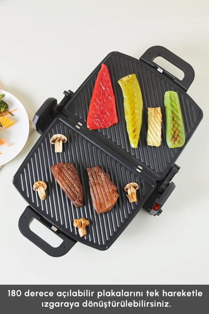 Karaca Future Essential Matte Red 1800 W Tost Makinesi Outlet