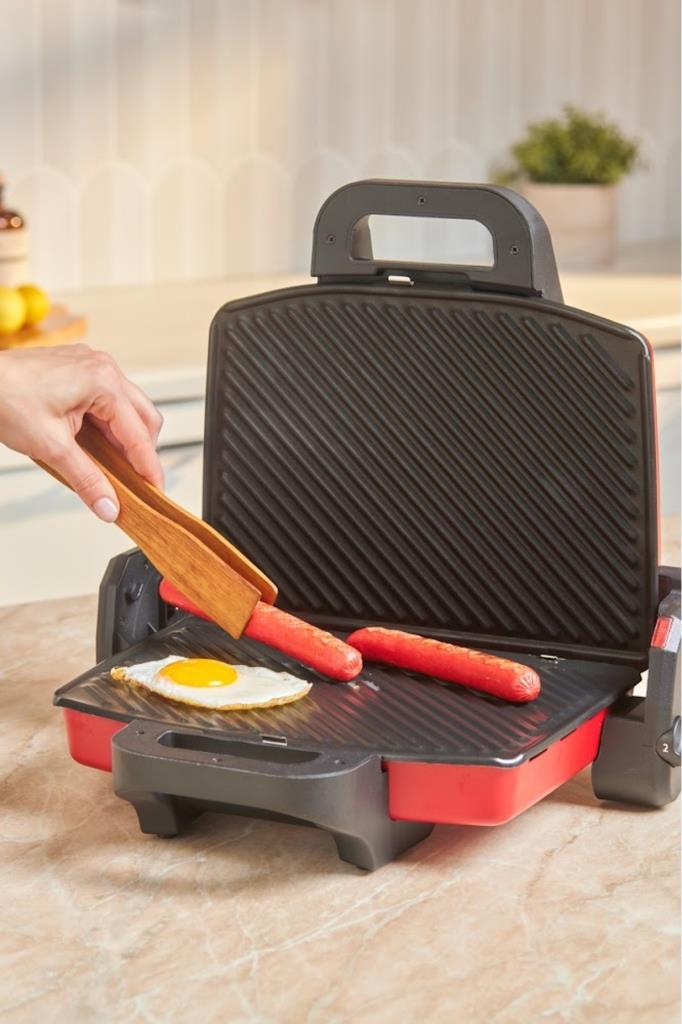 Karaca Future Essential Matte Red 1800 W Tost Makinesi Outlet