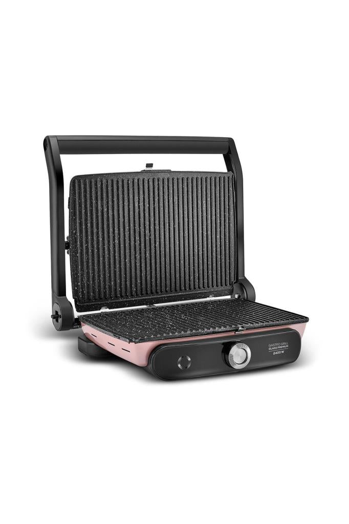 Karaca Gastro Grill Glass Premium 2400 W Rose Gold Tost Makinesi