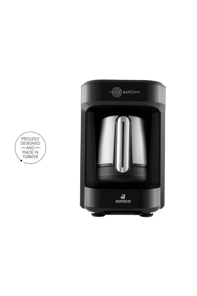Karaca Hatır Barista Pro Konuşan Cappuccino ve Türk Kahve Makinesi Silver  Outlet