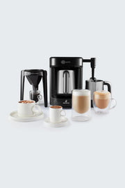 Karaca Hatır Barista Steel Galaxy Grey Cappuccino ve Türk Kahve Makinesi Teşhir