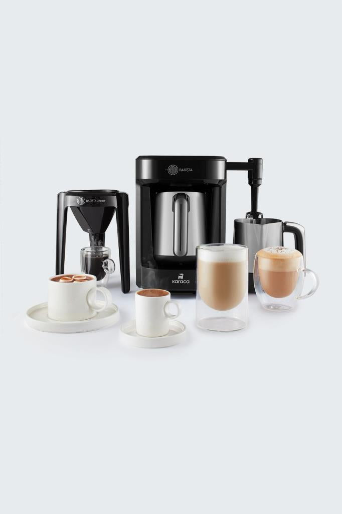 Karaca Hatır Barista Steel Galaxy Grey Cappuccino ve Türk Kahve Makinesi Teşhir