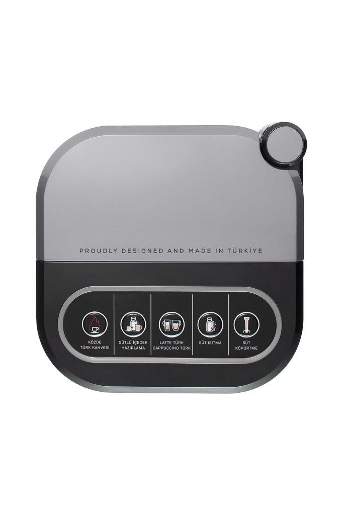 Karaca Hatır Barista Steel Galaxy Grey Cappuccino ve Türk Kahve Makinesi Teşhir
