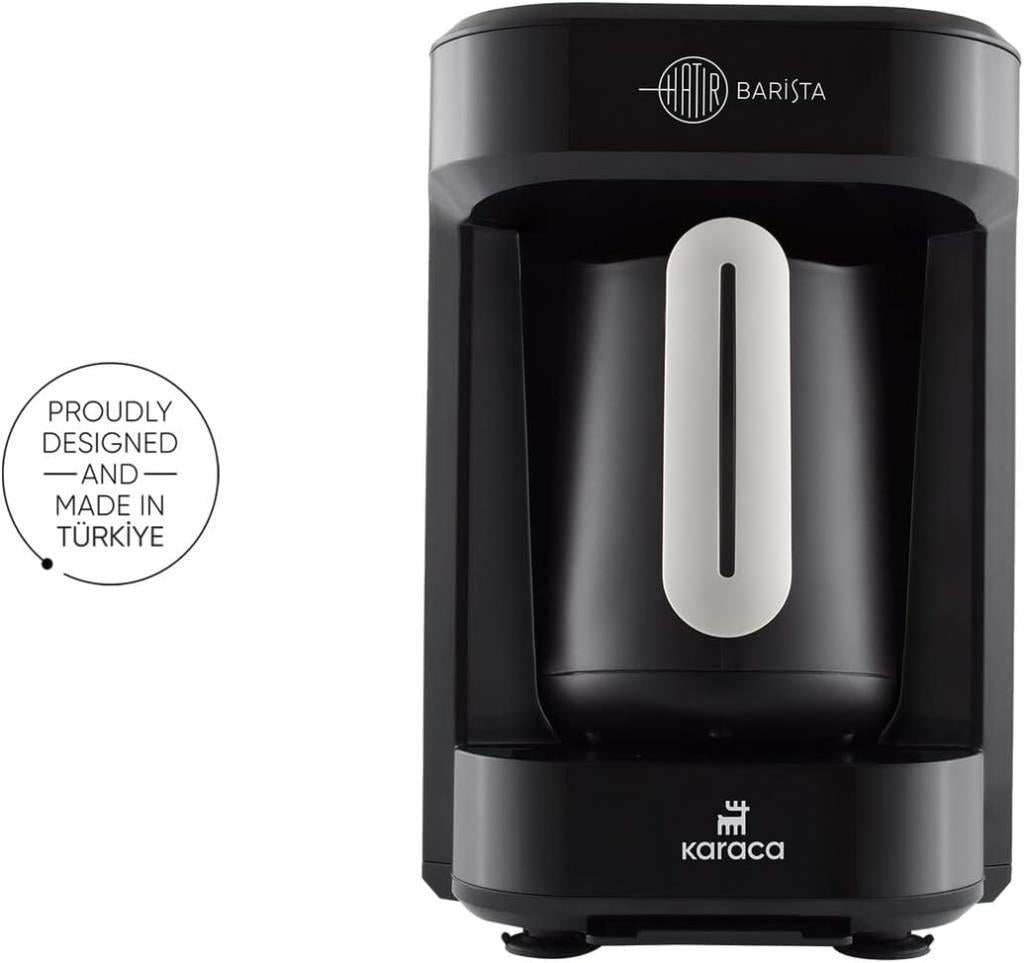 Karaca Hatır Barista İnci Beyazı Cappuccino ve Türk Kahve Makinesi Teşhir