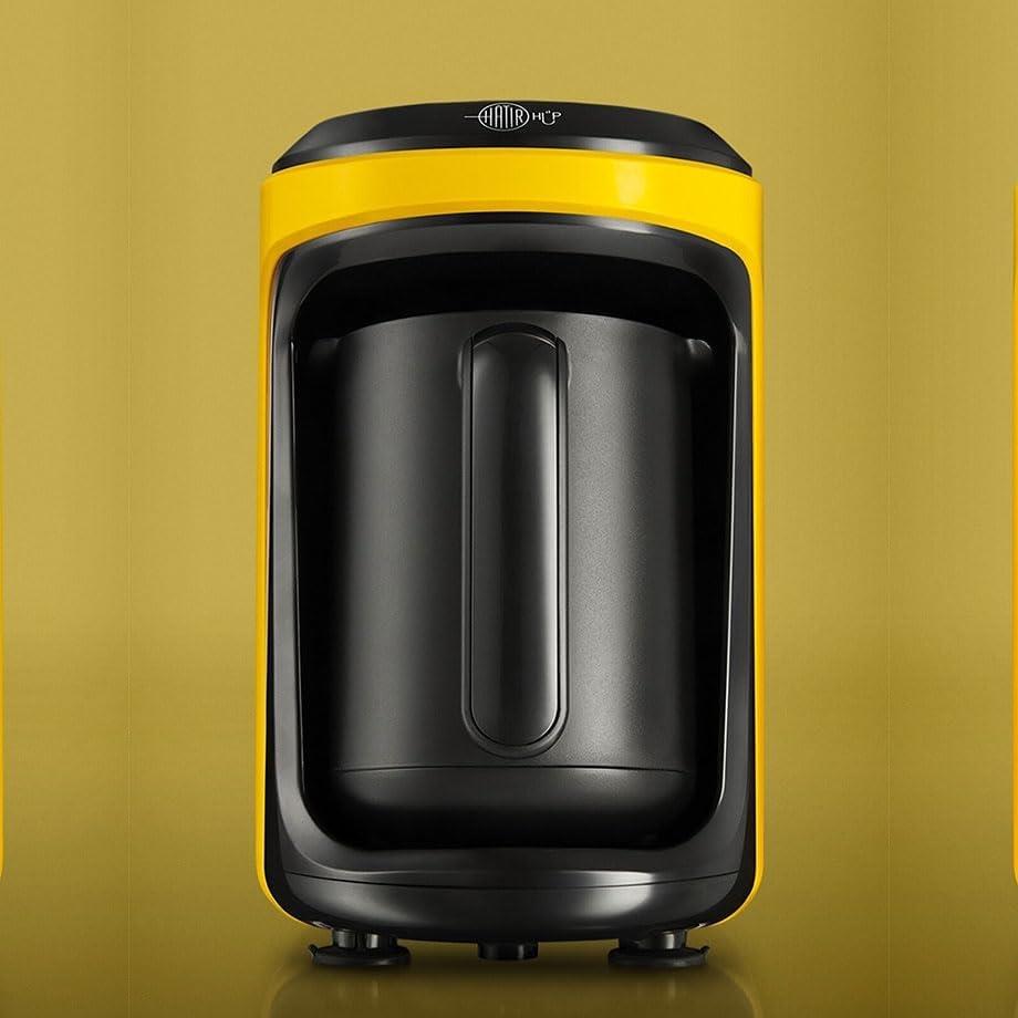 Karaca Hatır Hüp Sarı Türk Kahve Makinesi Teşhir