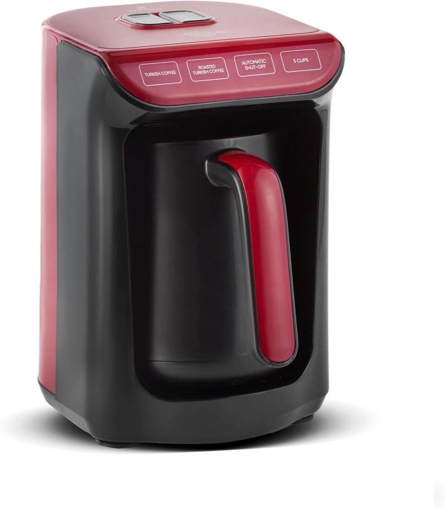 Karaca Hatır Köz Kırmızı Türk Kahve Makinesi