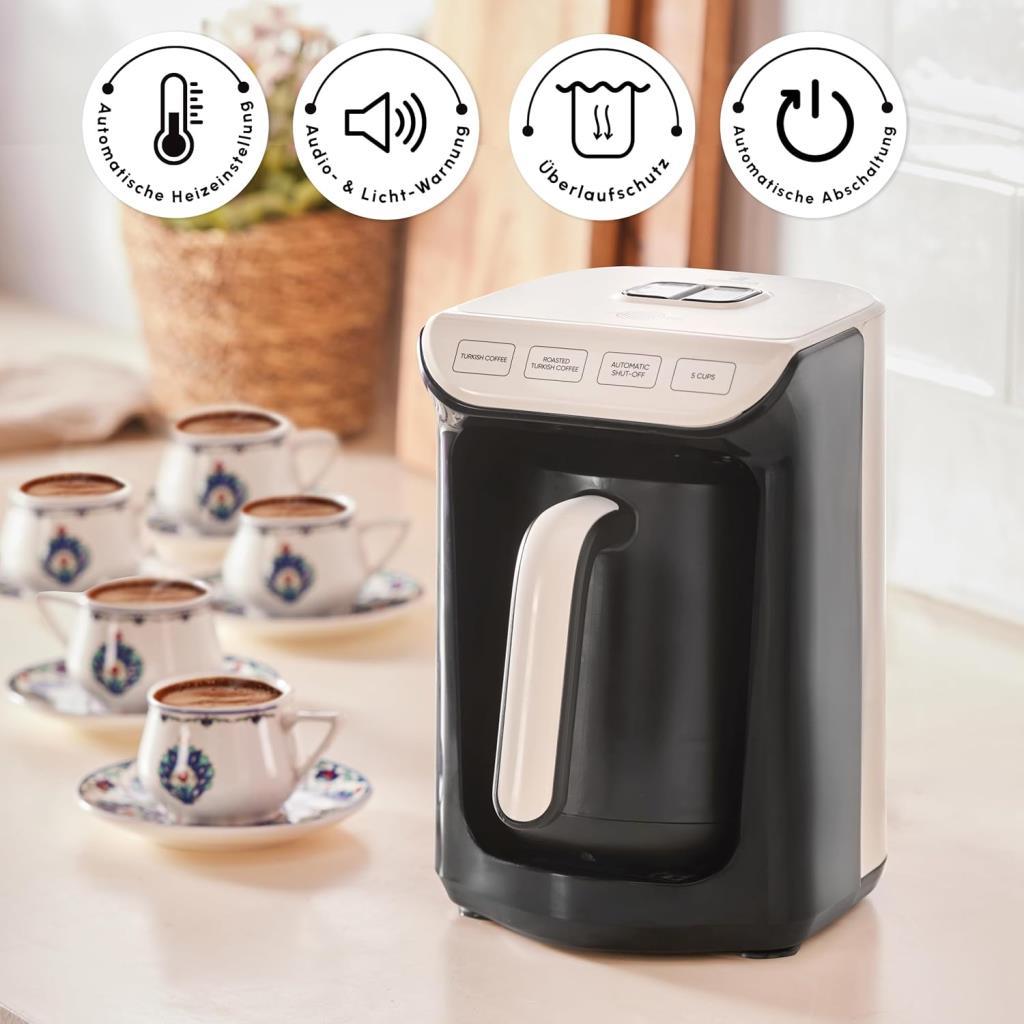 Karaca Hatır Köz Krem Türk Kahve Makinesi Teşhir