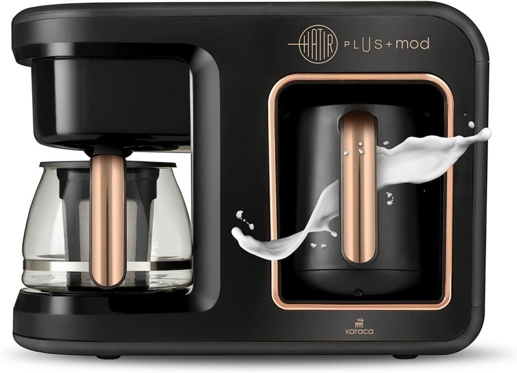 Karaca Hatır Plus Mod 5 in 1 Essential Filtre Kahve Makinesi Black Copper Teşhir
