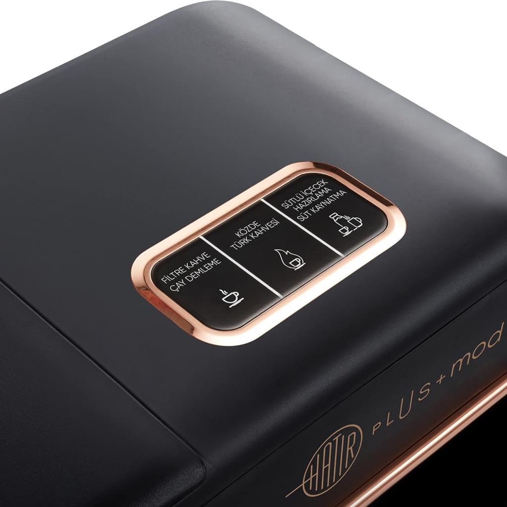 Karaca Hatır Plus Mod 5 in 1 Essential Filtre Kahve Makinesi Black Copper Teşhir