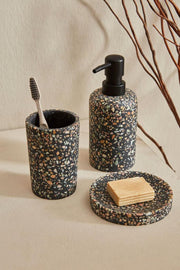 Karaca Home Elera Banyo Aksesuar Seti 3 Parça Siyah