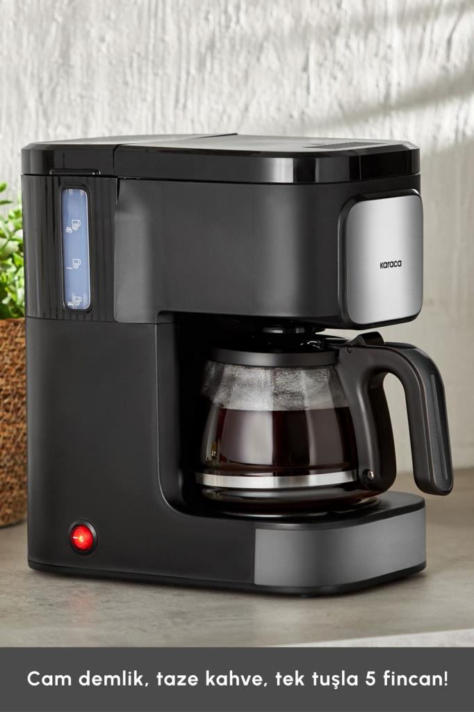 Karaca Just Coffee Aroma 2in1 Inox Çay ve Filtre Kahve Makinesi Outlet