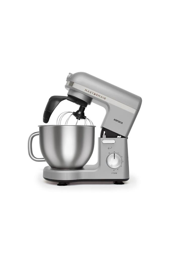 Karaca Mastermaid Chef Pro Çift Kollu 1750 W 5 lt Galaxy Grey Stand Mikser Outlet