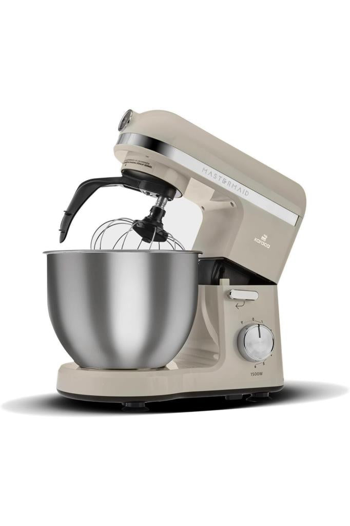 Karaca Mastermaid Chef Pro Çift Kollu 1500 W 5 lt Iconic Beige Mutfak Şefi