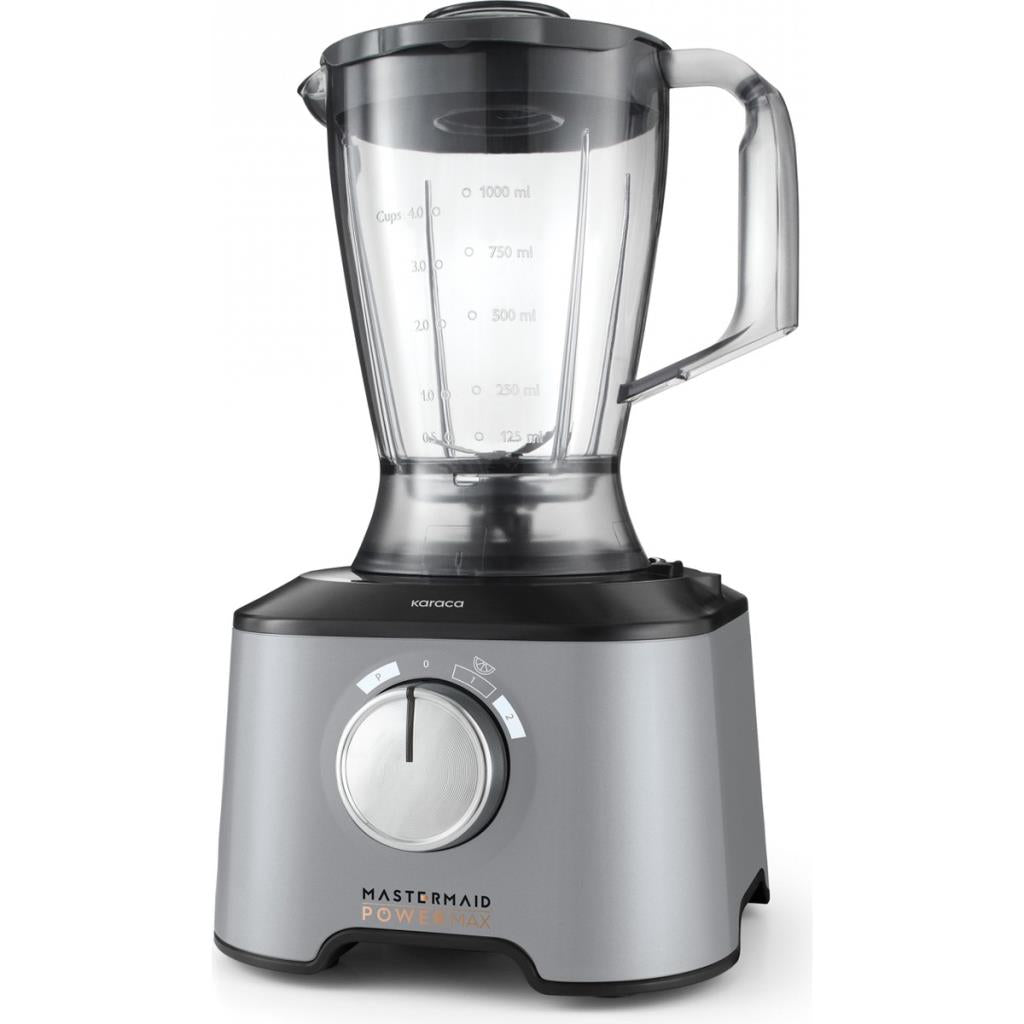 Karaca Mastermaid Power Max 11in1 Cool Gray 2500 W Mutfak Robotu - OUTLET