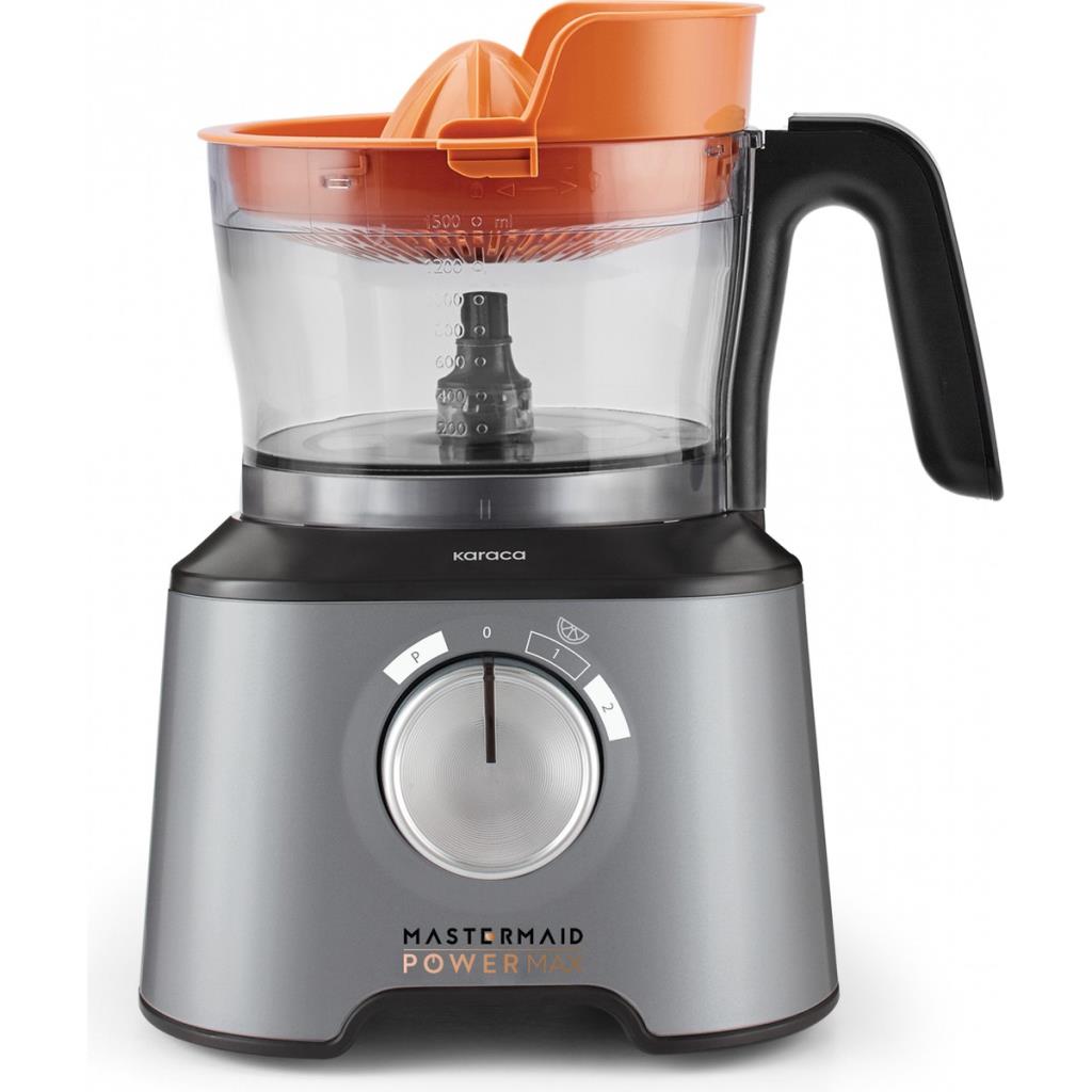 Karaca Mastermaid Power Max 11in1 Cool Gray 2500 W Mutfak Robotu - OUTLET