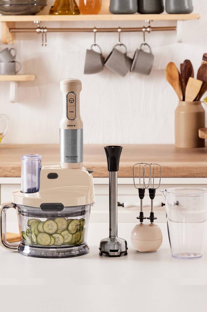 Karaca MM Prosteel Soft Cream Inox 2000 W Mutfak Robotu Outlet