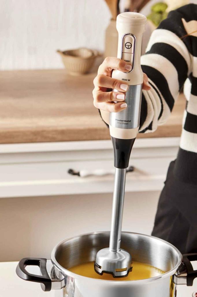 Karaca Mastermaid Prosteel 1500 W Krem Blender Seti