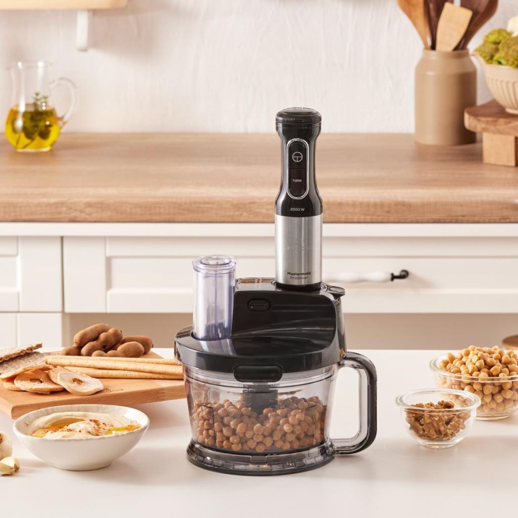 Karaca Mastermaid Prosteel Siyah 2000 W Mutfak Robotu - Outlet Ürün