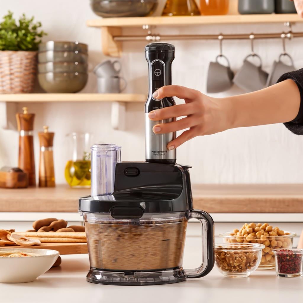 Karaca Mastermaid Prosteel Siyah 2000 W Mutfak Robotu - Outlet Ürün