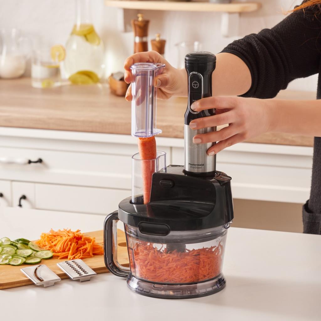 Karaca Mastermaid Prosteel Siyah 2000 W Mutfak Robotu - Outlet Ürün