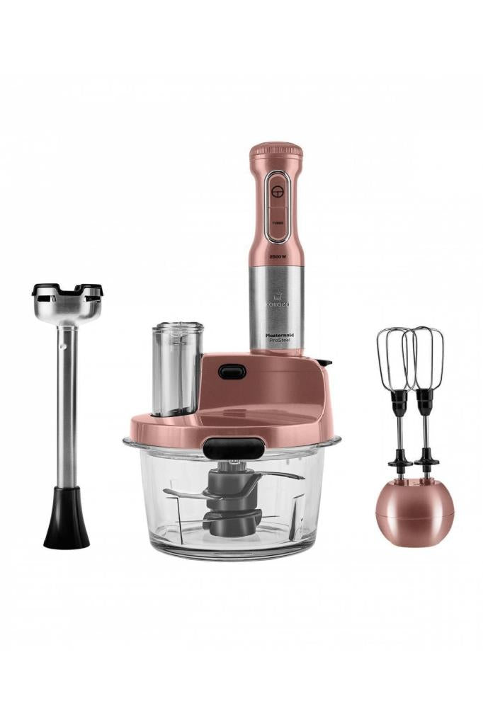 Karaca Mastermaid Prosteel Rosegold 2500 W Cam Mutfak Robotu Teşhir